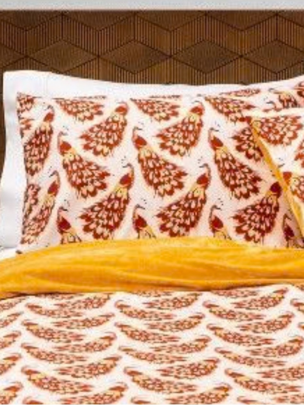 Opalhouse Peacock Reversible King Pillow Sham